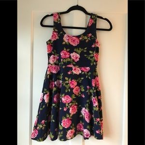 Forever 21 floral skater dress